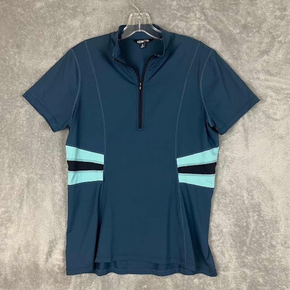 Kerrits Trot on Tech Top Womens M Quarter Zip Equestrian Stretch Slimming